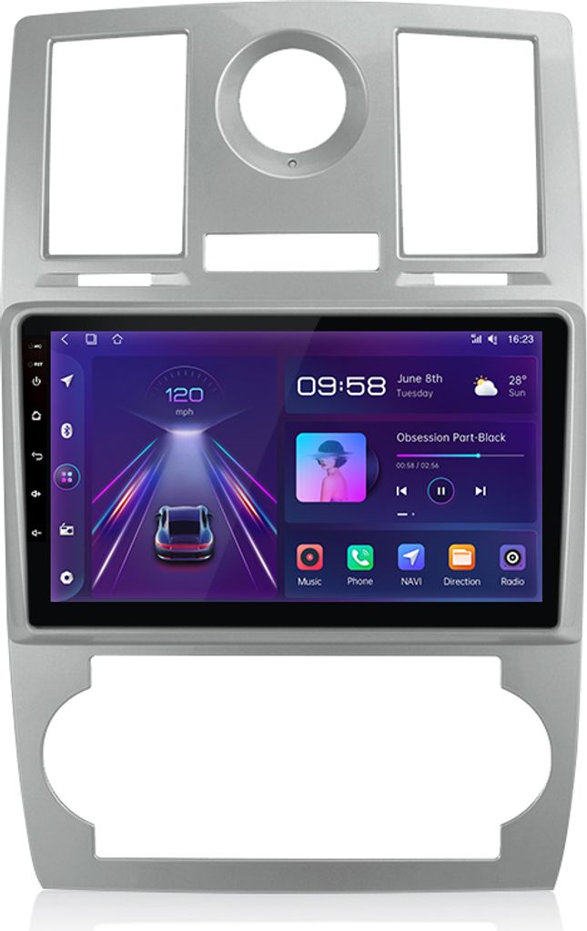 Autoradio per Chrysler 300C 2004-2007 Android12 GPS DSP Immagine del prodotto 