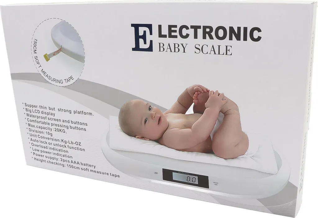 Pèse-bébé digital professionnel 20 kg ergonomique haute précision EB50 - 2