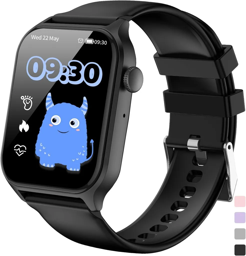 Orologio Sportivo Bambini IP68 | Activity Tracker con Sveglia e Cardio