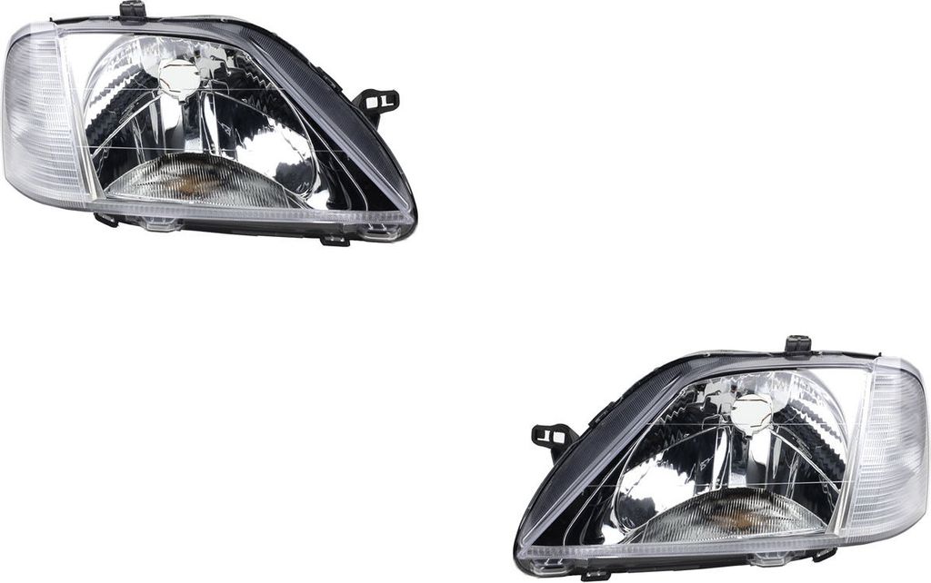 Johns, Scheinwerfer H4 Links & Rechts Set passend für Dacia Logan MCV KS 02/07-10/08 6001546788 6001645788