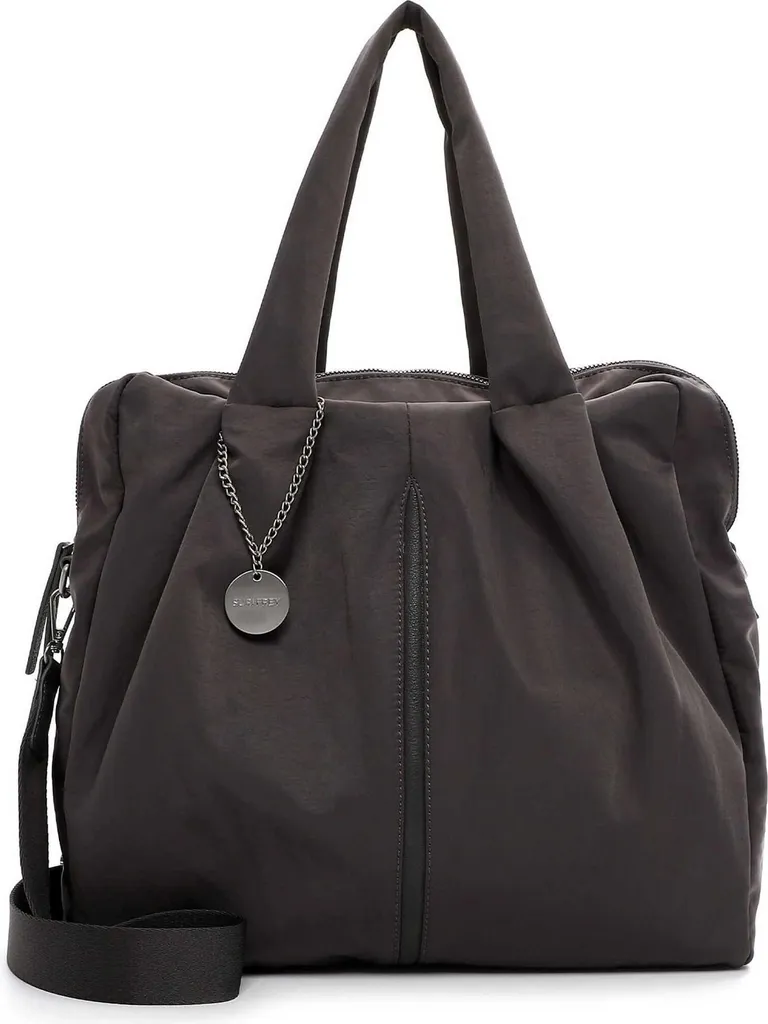 SURI FREY Pauly Sac à Épaule City Shoulder Bag en Gris Foncé Élégant
