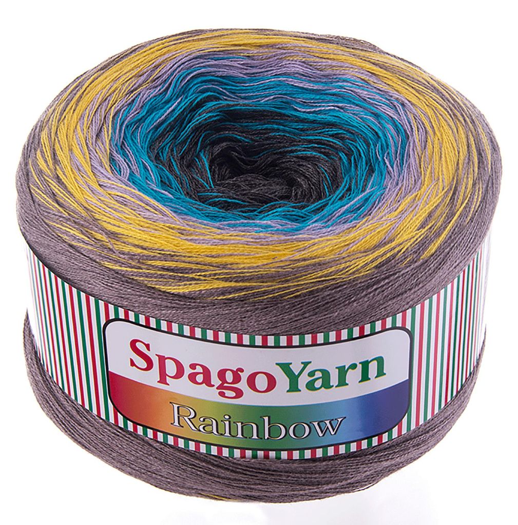 250g Farbverlaufsgarn Rainbow 10
