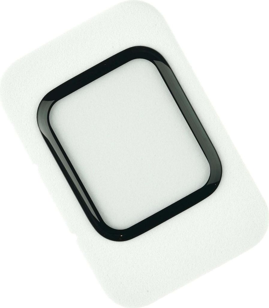 Displayglas für Apple Watch 4 5 6 schwarz - 40 mm + OCA