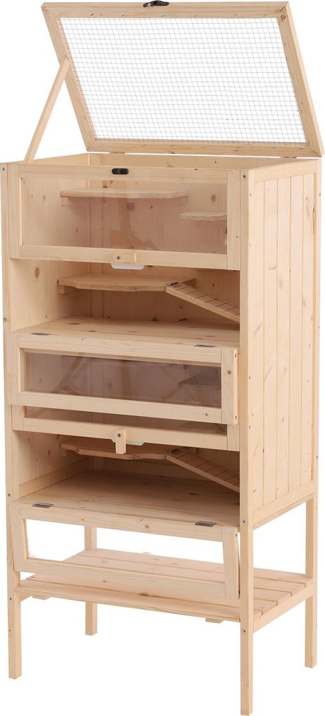 PawHut Cage pour hamsters souris petits rongeurs Image du produit 