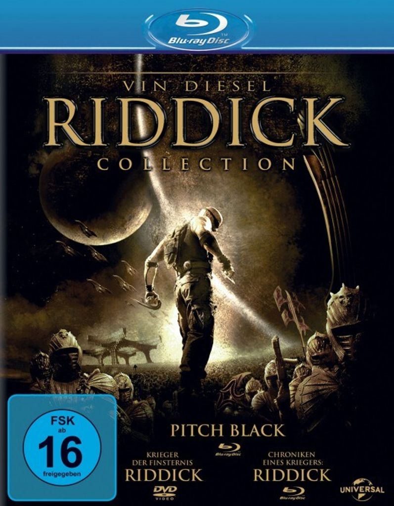 Riddick Collection  [3 BRs] Produktbild 