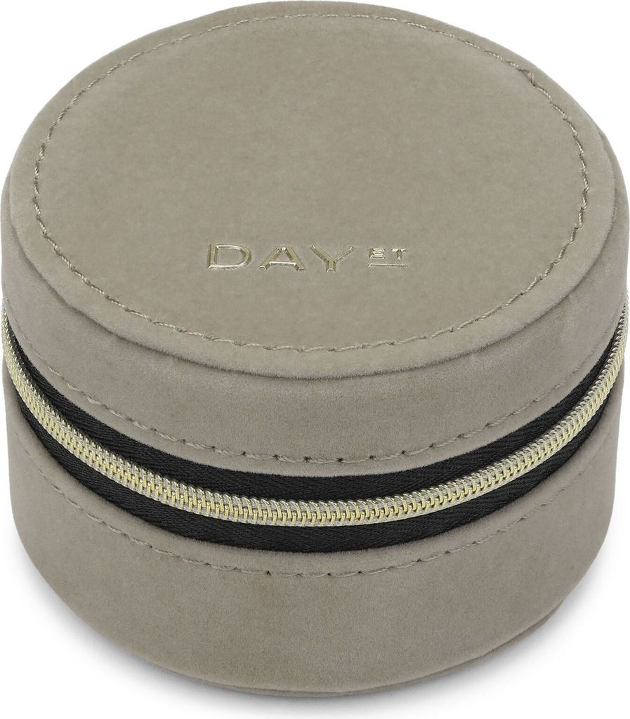 DAY ET Schmuckschatulle Day Jewelry Zip Round Cobbelstone khaki