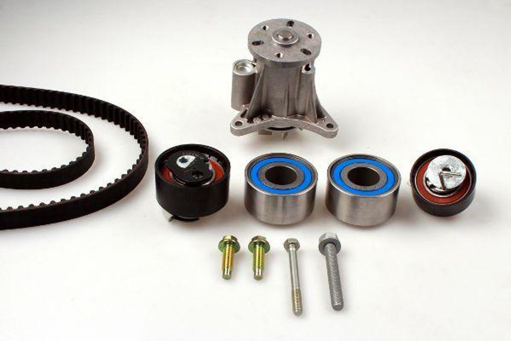 HEPU PK26090 Wasserpumpe + Zahnriemensatz OE 4R8Q8501BF kompatibel mit S-Type, XF, XJ, Discovery