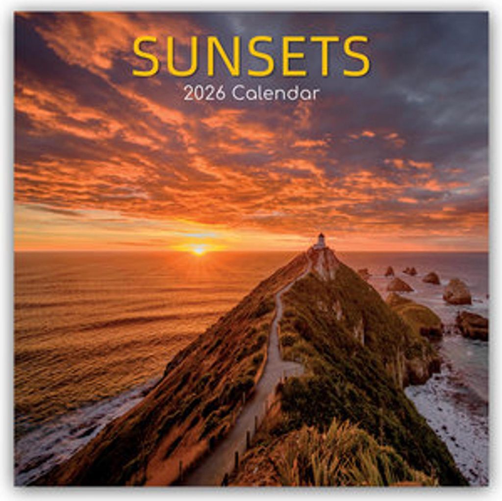 Sunsets - Sonnenuntergänge 2026 - 16-Monatskalender
