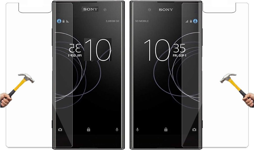 ino 1x Schutzglas für Sony Xperia XA1 Panzerglas Panzerfolie Displayschutzglas Tempered Glass Schutz 9H Härte Displayglas