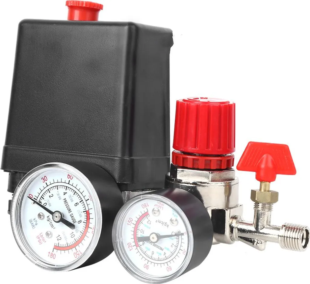 Régulateur de Pression à 4 Trous pour Compresseur d'Air et Distributeur - 3
