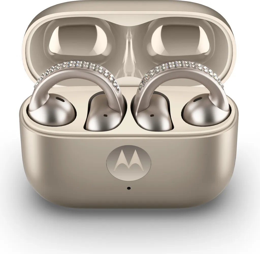 Moto Buds Loop Swarovski French Oak : Finis les Écouteurs sans Style