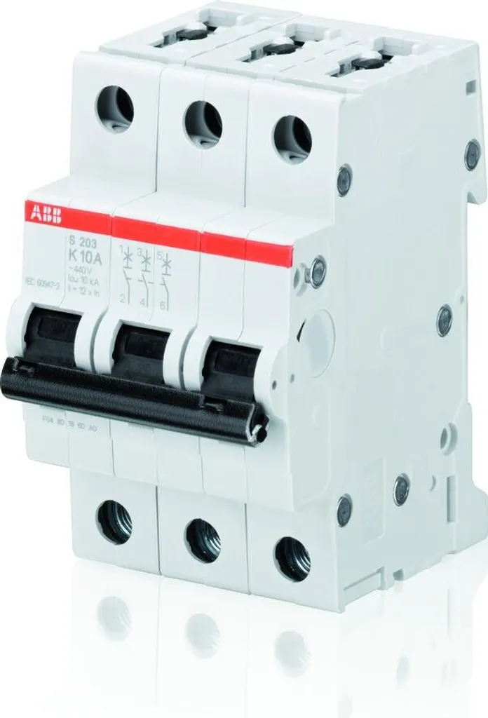 Disjoncteur miniature 3 pôles 13A S203-C13 installation industrielle