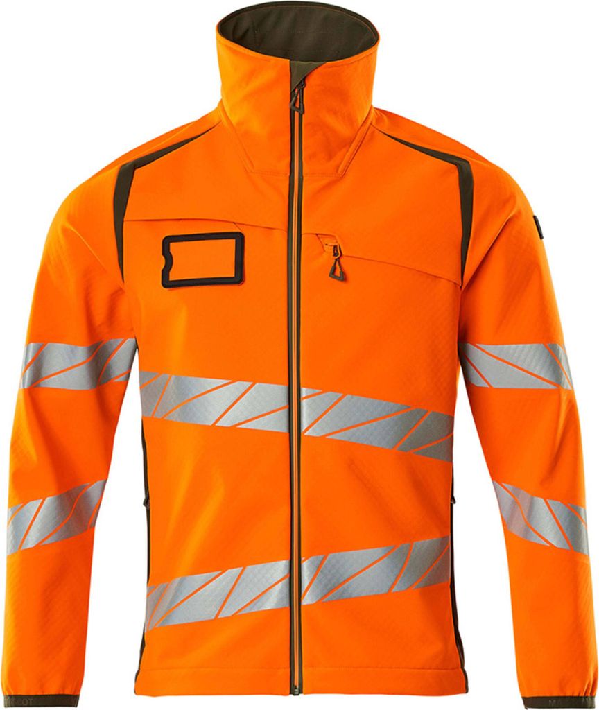 Mascot ACCELERATE SAFE Softshelljacke 19002-143-1433 Gr. XL hi-vis orange/moosgrün