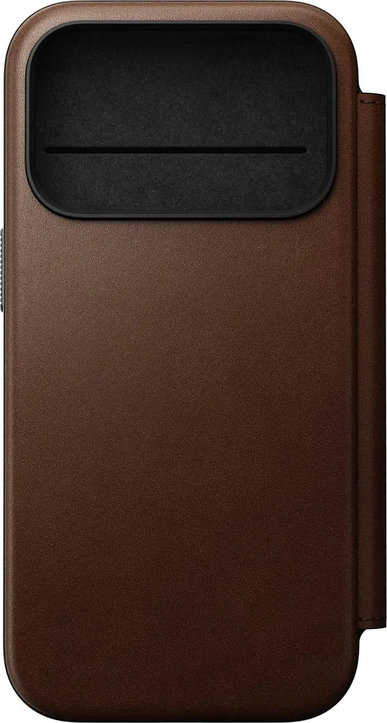 Nomad Modern Leather Folio, marrone - iPhone 17 Pro