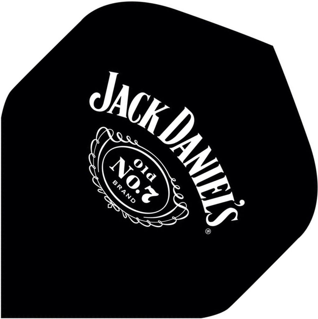 Mission Dart Flight Jack Daniels Cartouche Logo No.2 Standard 100 Micron F3164