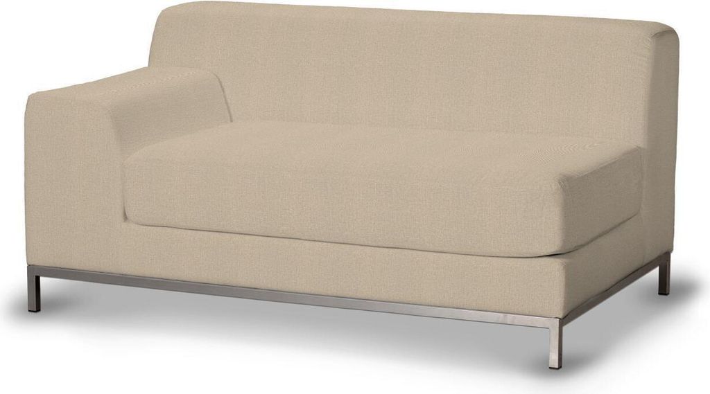 Dekoria Bezug für Kramfors 2-Sitzer Sofa, Lehne links, beige, Bezug für Kramfors 2-Sitzer, Lehne links