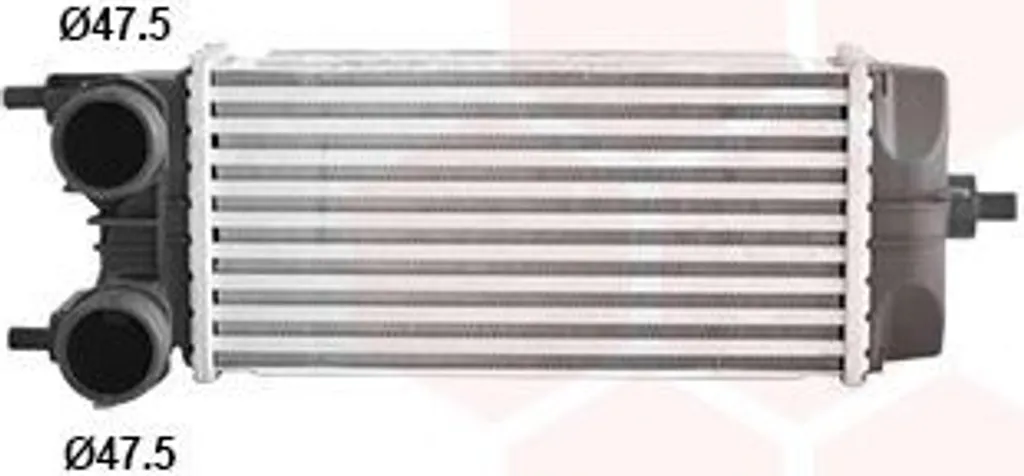 Intercooler de remplacement Ford Ecosport pour moteur Turbo Diesel