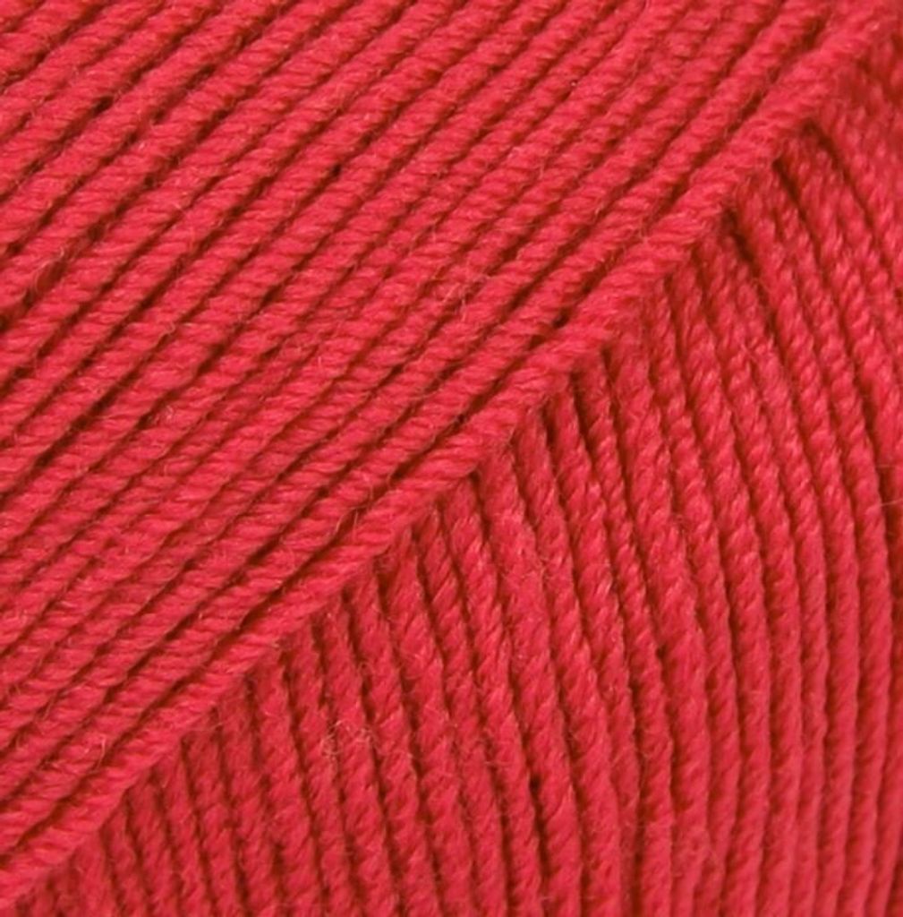 Drops Baby Merino Uni Colour 16 Red Strickgarn