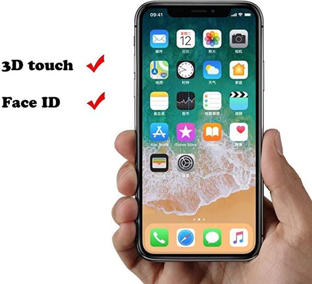 Ersatz-Display Für IPhone X – Komplett Mit Ohrlautsprecher, 3D Touch & Reparatur-Werkzeug