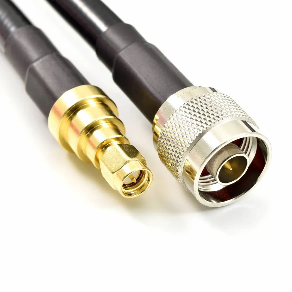 Câble Coaxial 10m N-Mâle vers SMA Mâle CF400 Faible Perte Haute Qualité