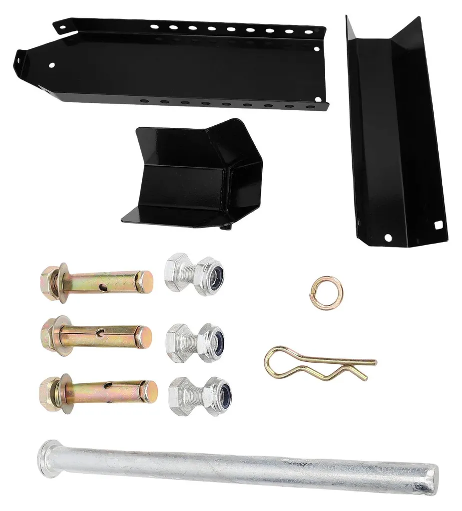 Cale de roue moto 1360 kg pour remorque - Support béquille avant noir