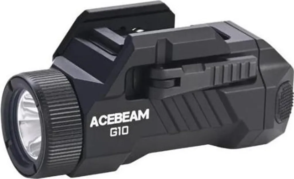 Lampe Torche Tactique AceBeam G10 Noire Étanche pour les Professionnels