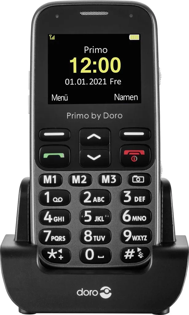 Doro Primo 218 Mobile Telefon GSM Graphite 360034 - Slot MicroSD