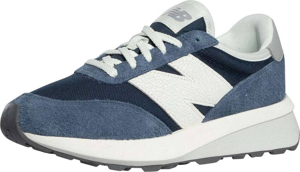 New Balance 370 Wildleder-Sneaker, Blau 40.5 EU Produktbild 