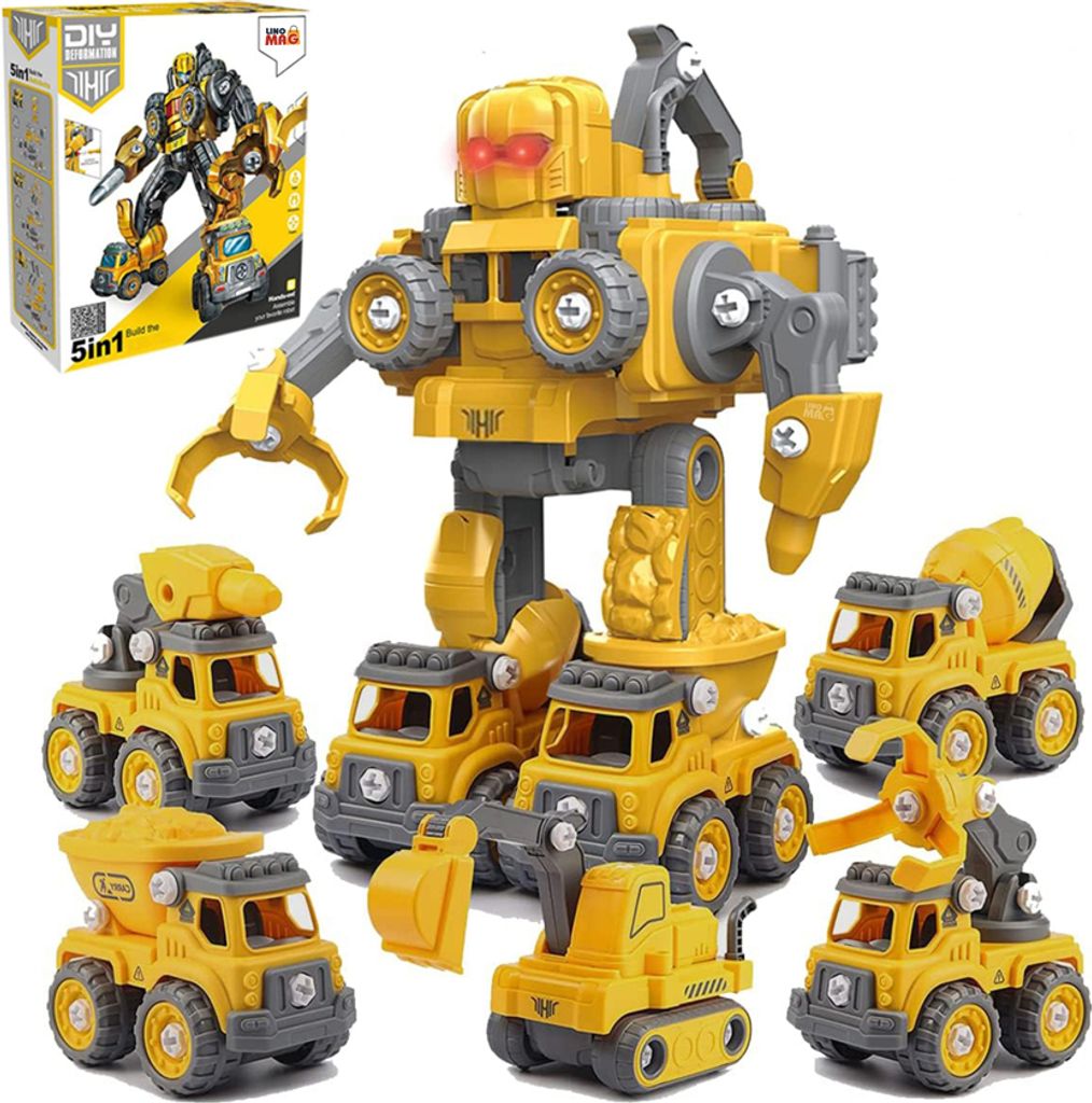 Transformateur robot à fabriquer soi-même en 5 machines de Image du produit 