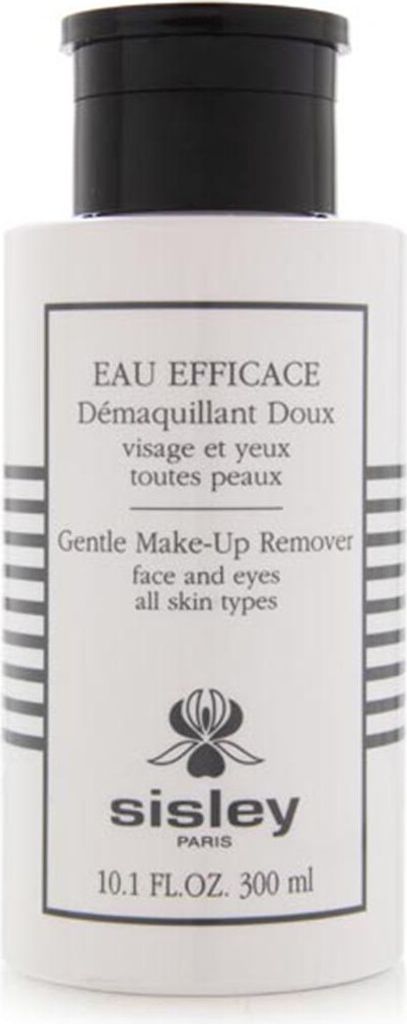 A product shot of a bottle of Sisley EAU EFFICACE Gentle Make-Up Remover.