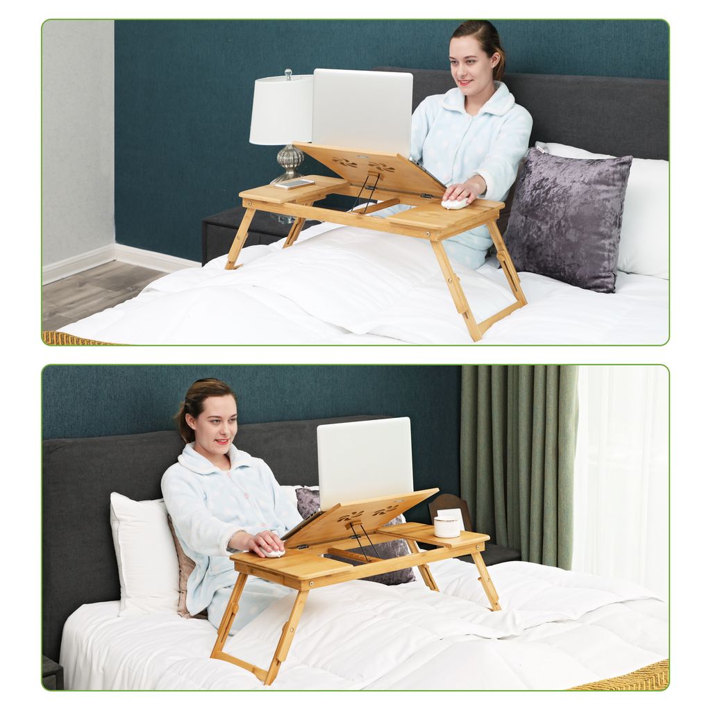 SONGMICS Laptoptisch, klappbarer und höhenverstellbarer Produktbild 3