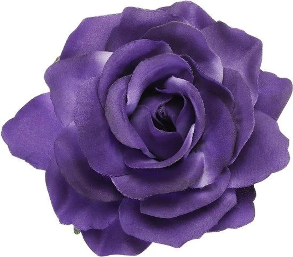 Barrette à cheveux fleurs roses 10 cm accessoire coiffure chic