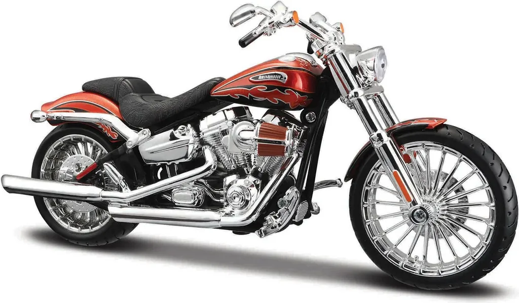 Maisto Harley Davidson 2014 CVO Breakout 1:12 - Cadeau Idéal pour Motards