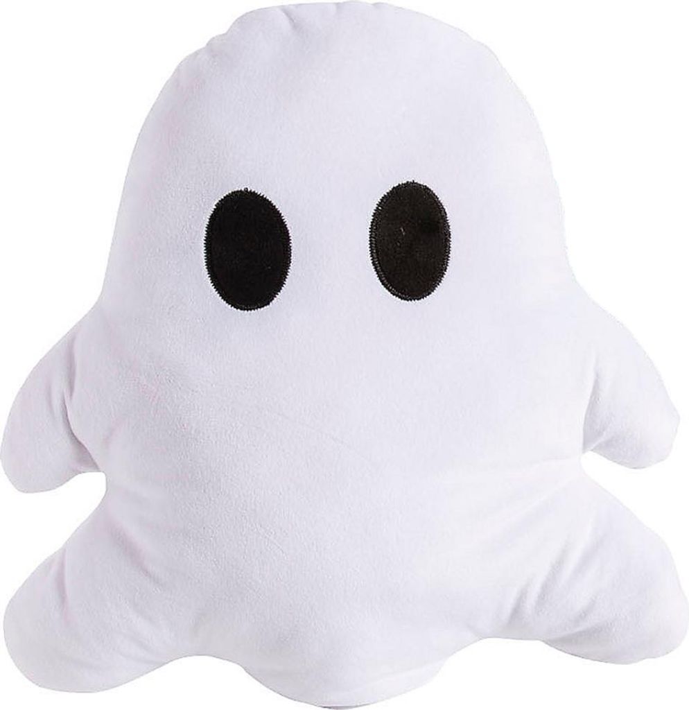 Geist Plüschkissen als Halloween Deko 38cm