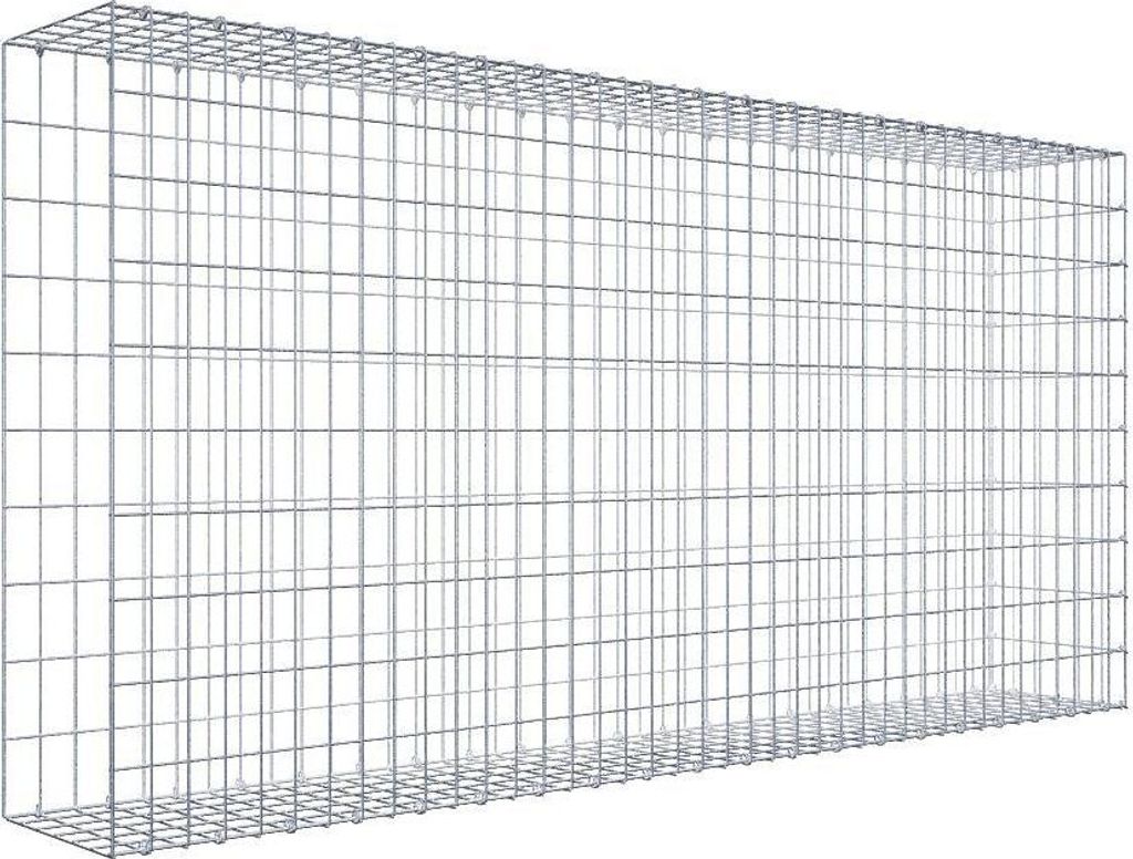 Anbaugabione Typ 2 200 cm x 100 cm x 30 cm, Maschenweite 5 cm x 10 cm, C-Ring