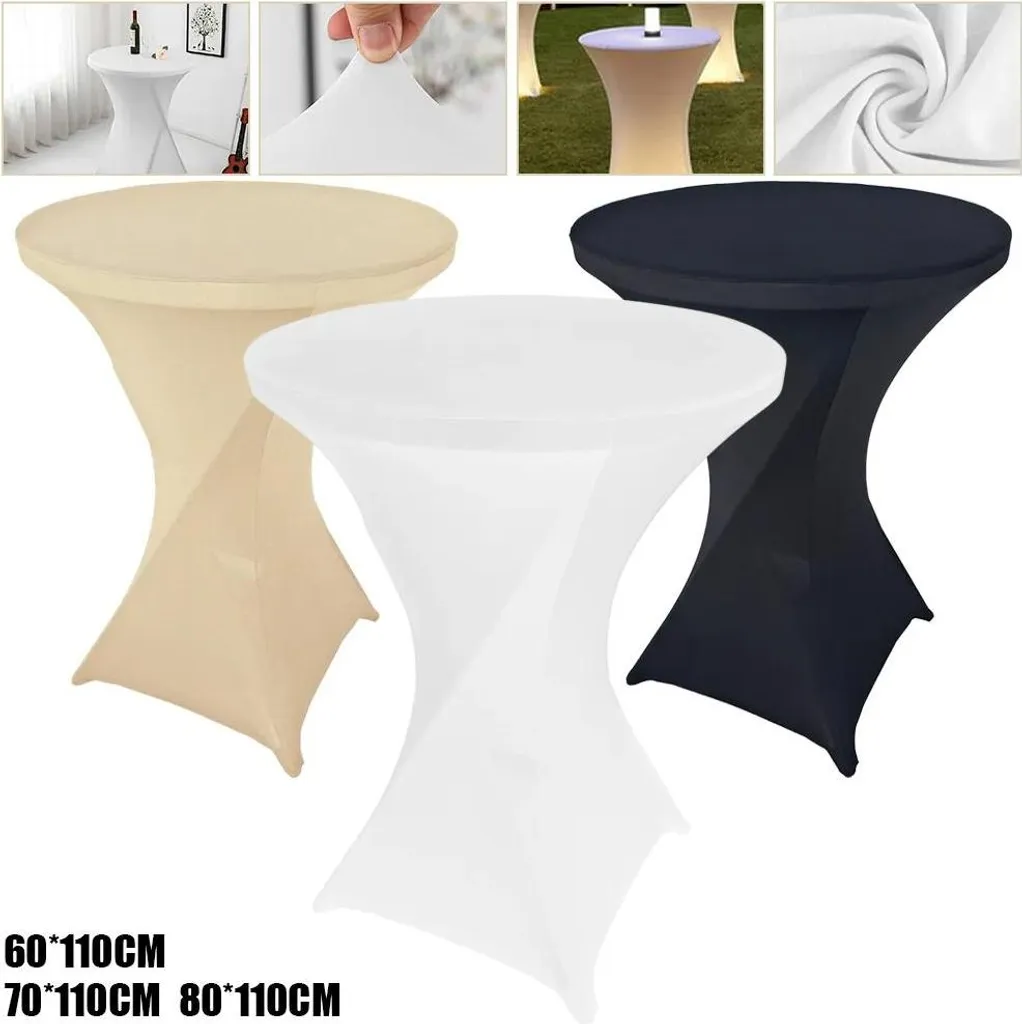 Tovaglia Rotonda Spandex 1,5m - Elasticizzata Senza Pieghe Per