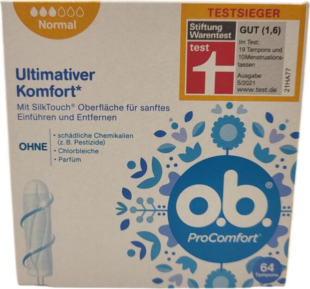 O.B. Tampons Procomfort normal 64 St Produktbild 