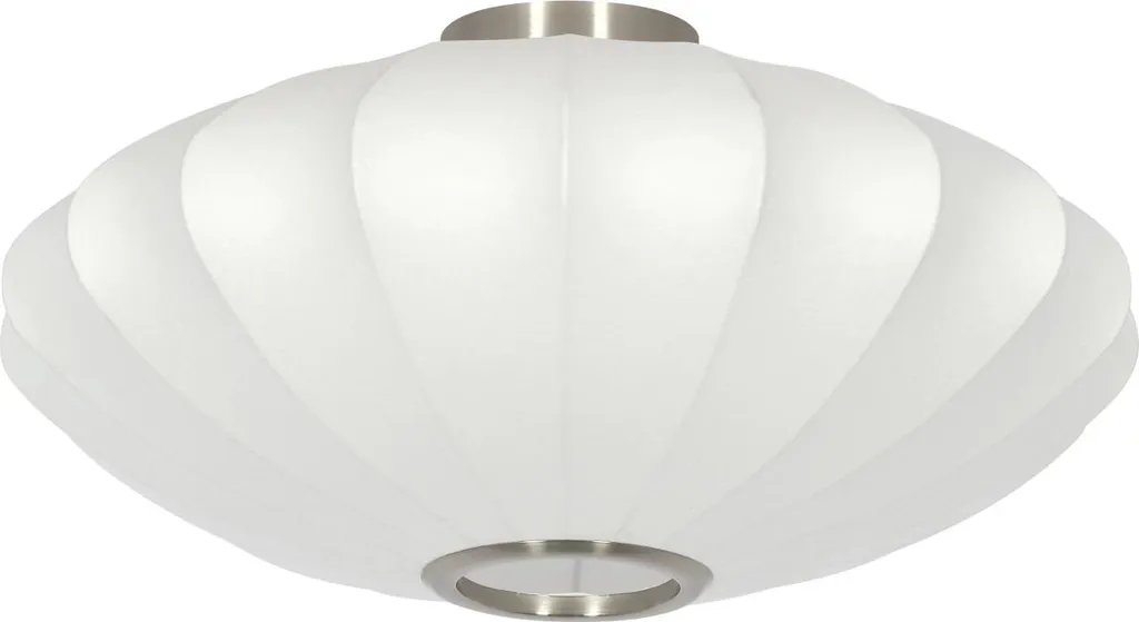 Éclairage plafond cuisine et bureau, plafonnier Fay blanc E27 Fay