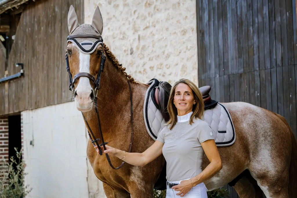 Polo de compétition de saut d'obstacles EQUITHÈME Suzanne en L