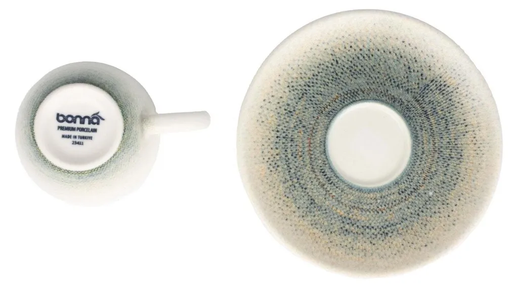 Tazzine Caffè Espresso Bonna Sway 80cc in Porcellana - Set da 6 - 2