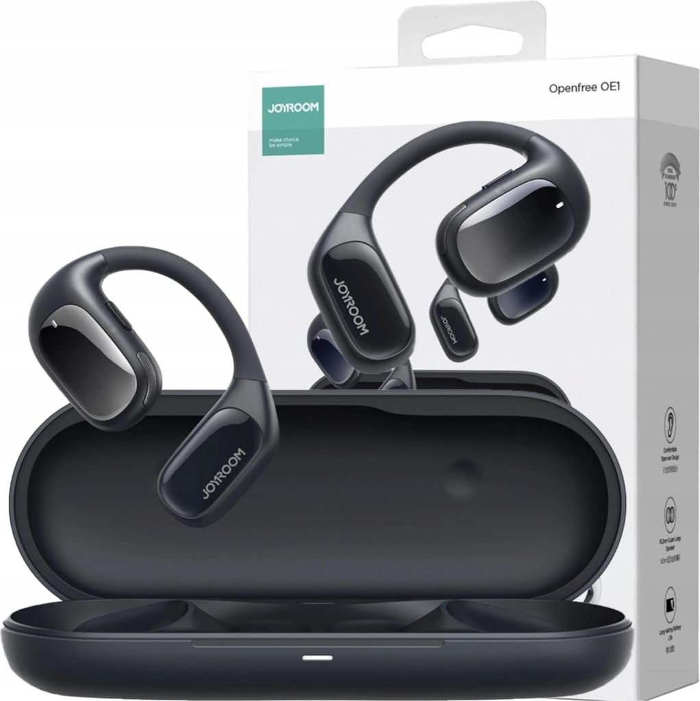 JOYROOM Wireless Open-Ear Headphones Joyroom JR-OE1 (Dark Zdjęcie produktu 