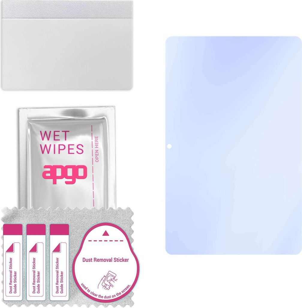 apgo Hybrid Schutzglas, kompatibel mit Huawei MatePad 10.4 5G, 9H Härte, Flexible Nano Glass PRO, toller Ersatz für Hartglas, kratzfester Display...