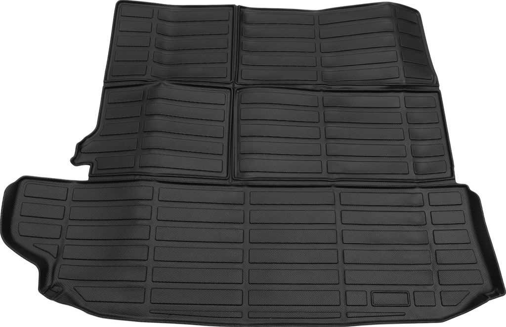 1 Stk. Laderaumauskleidung Kofferraummatte für Toyota Highlander 2024 2025 Nicht für Hybridmodelle TPE Schwarz Kofferraum Gepäckstiefel Matte La...