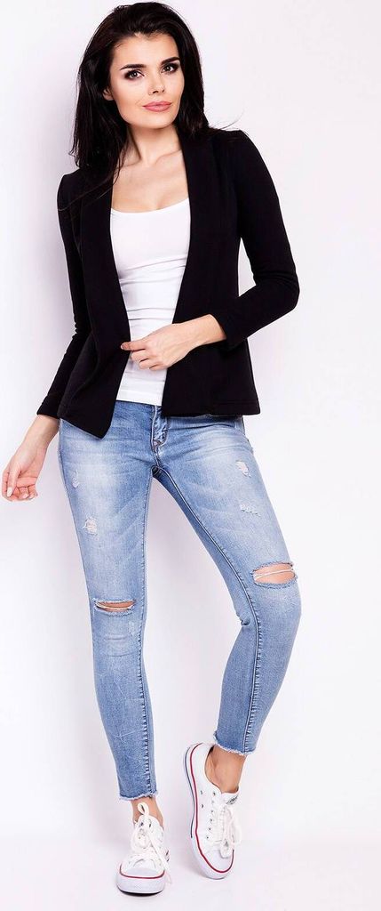 Infinite You Damen der Sakko Moramur M114 schwarz L