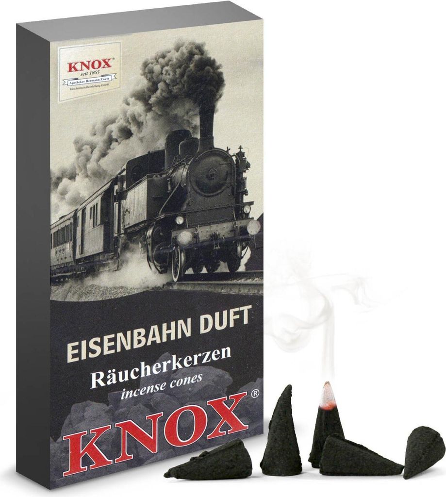 Knox Räucherkerzen EISENBAHNDUFT Dampflok