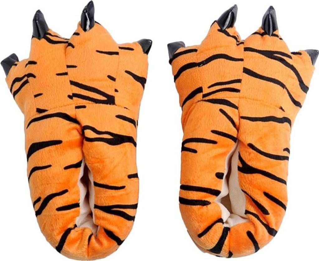 Weiche Kinder Hausschuhe 3D Tiger Paws mit Krallen 27-32