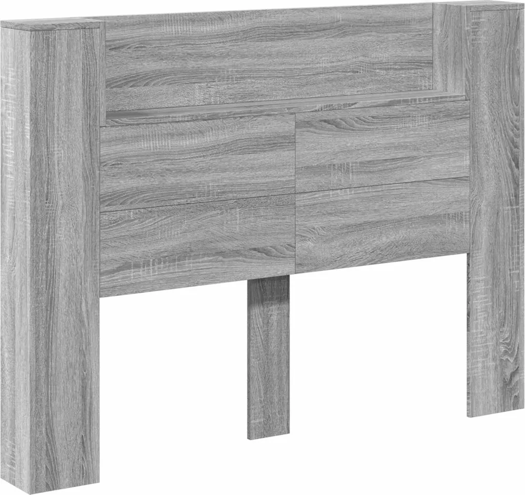 Testiera Contenitore 140 cm Grigio Sonoma - Soluzione Salva Spazio