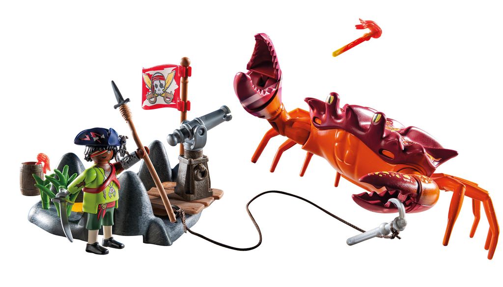 PLAYMOBIL Pirates 71532 Kampf gegen die Riesenkrabbe Produktbild 2