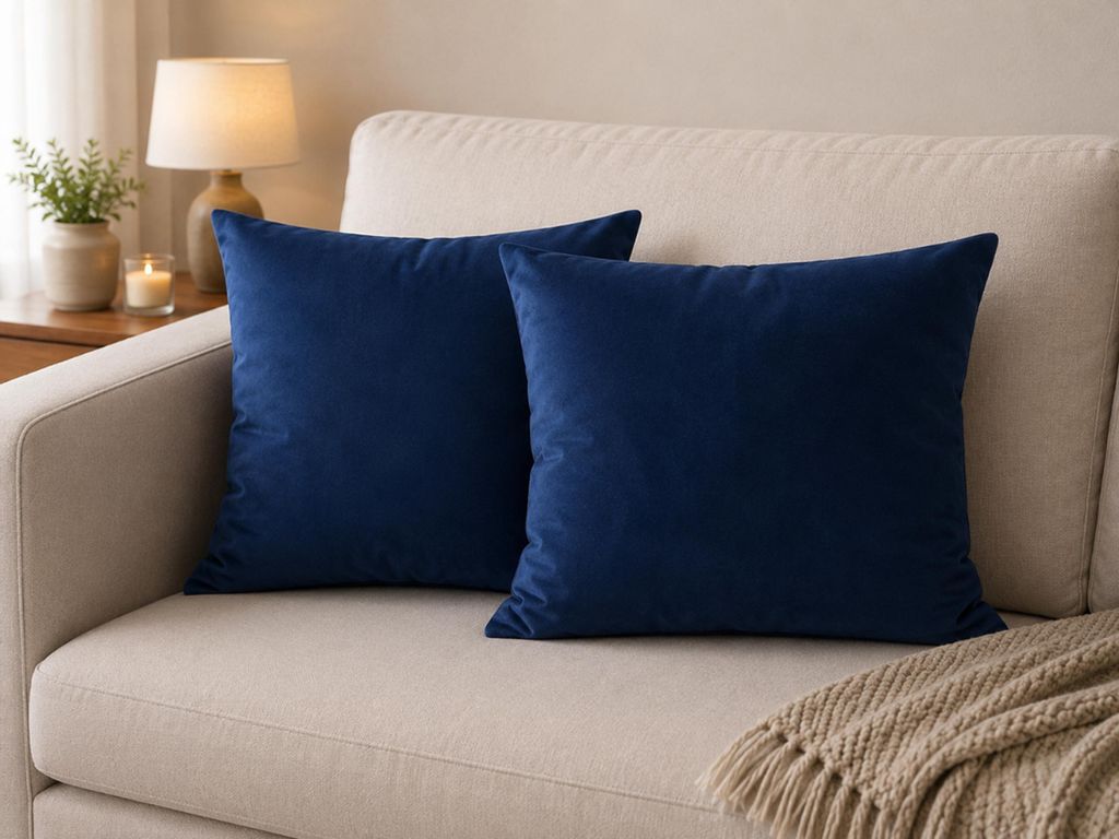 Sada dvoch dekoratívnych vankúšov, 45 × 45 cm – pripravené Obrázok produktu 