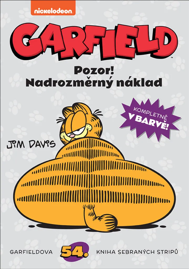 Garfield Pozor! Nadrozměrný Náklad n°54 Jim Davis - BD Collector Rare